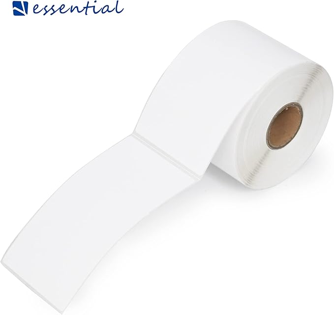 ESSENTIAL 2.25"x 4" Direct Thermal Barcode Labels, Shipping Labels, Compatible with Zebra & Rollo Label Printer, 350 Labels of Roll (12 Rolls 4200 Labels)