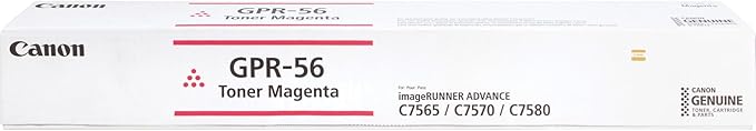 Canon GPR-56M 1000C003AA imageRunner Advance C7565 C7570 C7580 Toner Cartridge (Magenta) in Retail Packaging