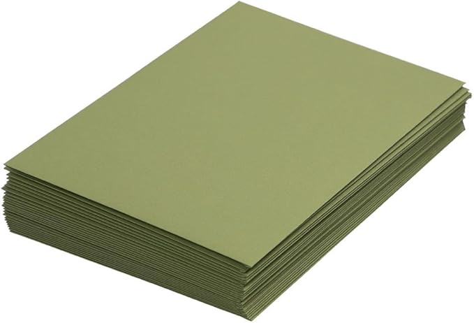 LUXPaper A7 Invitation Envelopes | Peel & Press | 5 1/4" x 7 1/4" | Olive Green | 70lb. Text | 50 Qty