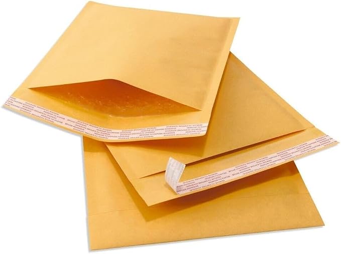 Kraft Bubble Mailers [10 Pack] Mailing Packing Envelopes #5 (10.5" x 15")