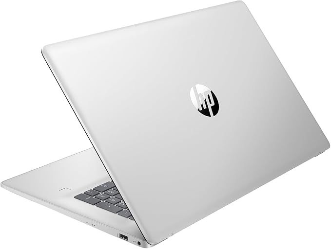HP 17.3" Touchscreen Laptop Computer, Windows 11, 32GB RAM 1TB SSD, Intel Core Ultra 7 255U, HD+ 1600 x 900 Display, Fingerprint Reader, Backlit Keyboard, SageNova Earphones, Natural Silver