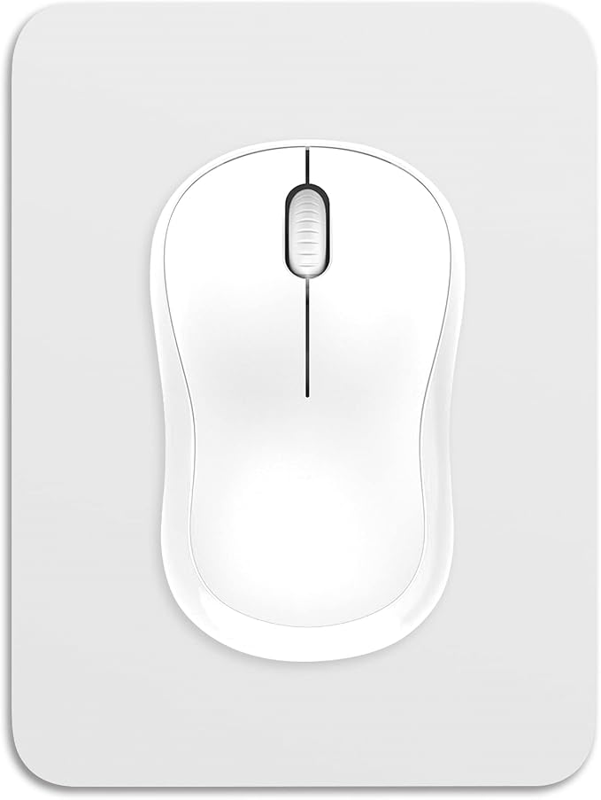 Dapesuom Small Mouse Pad, 6 x 8 Inch Thick Rubber Premium-Textured Non-Slip Portable & Washable Mini Mouse Mat for Women Wireless Laptops Keyboard Tray Gaming Work Computer Office Travel, Space Gray
