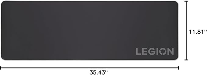 Legion Gaming XL Cloth Mouse Pad, Anti-Fray, Non-Slip, Water-Repellent, GXH0W29068, Black