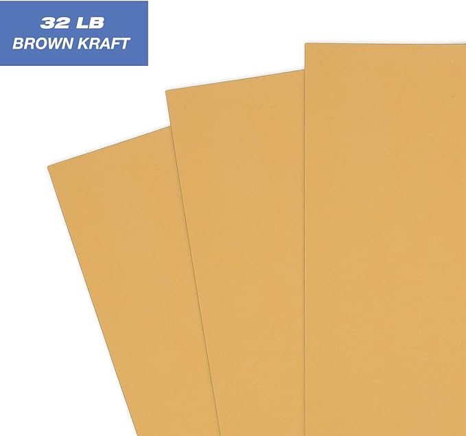 Mead Brown Kraft Envelopes, Clasp, 6" x 9", 100/Box (CO755)