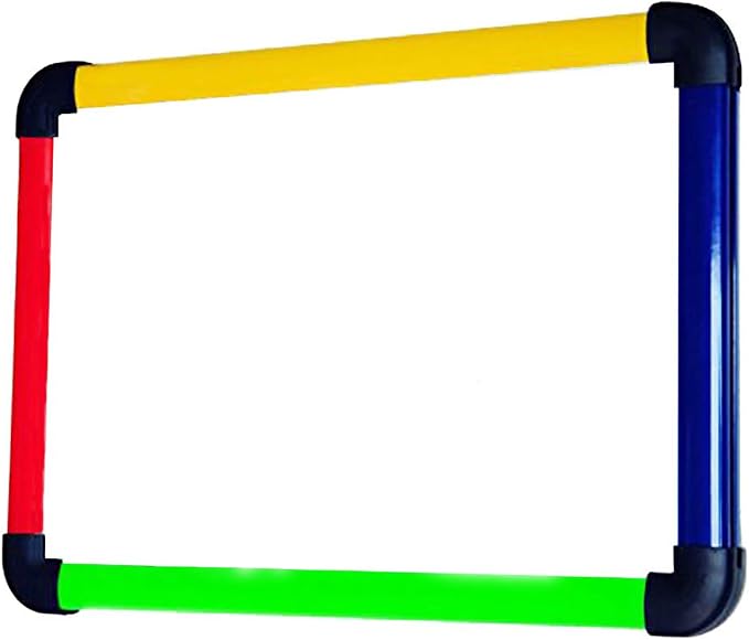 VIZ-PRO Small Dry Erase Whiteboard, Colored Frame, 16" x 12" | Portable Mini White Board for School Office Home, Easy to Write and Erase