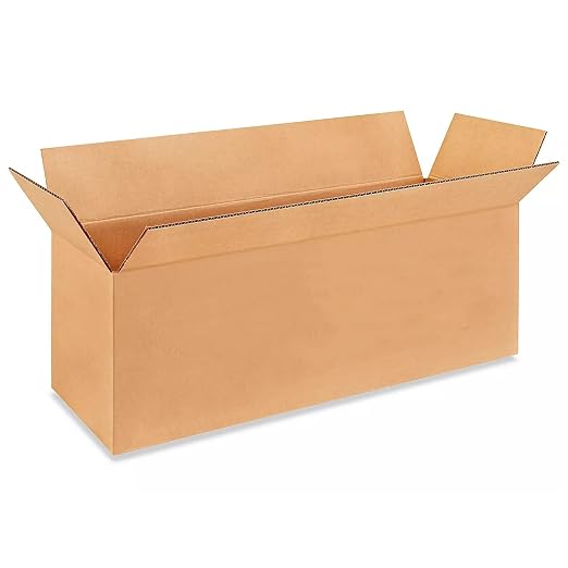 Long Moving & Shipping Boxes 24"L x 8"W x 8"H (25-Pack) - Extra Strength 200 lb vs Regular - Corrugated Strong Packing Boxes - Long Shipping Box - Recycled Cardboard Box by IDL Packaging | Extra Strength 200 lb vs Regular - Corrugated Strong Packing Bo...