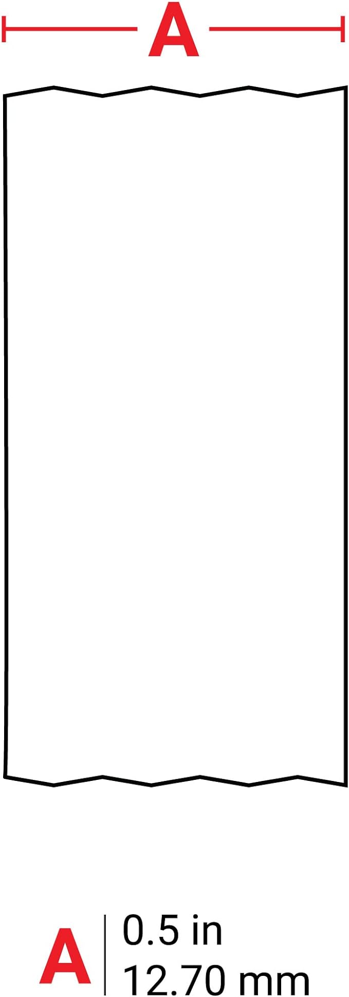 Brady Authentic (M21-500-595-OR) All-Weather Vinyl Label for Indoor/Outdoor ID, Lab and Equipment Labeling, Black on Orange- For M210, M210-LAB, M211, BMP21-PLUS and BMP21-LAB Printers, .5" W, 21' L