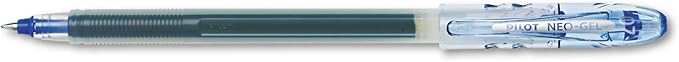 PILOT Neo-Gel Roller Ball Stick Pens, Blue Ink, Fine Point, 12-Pack