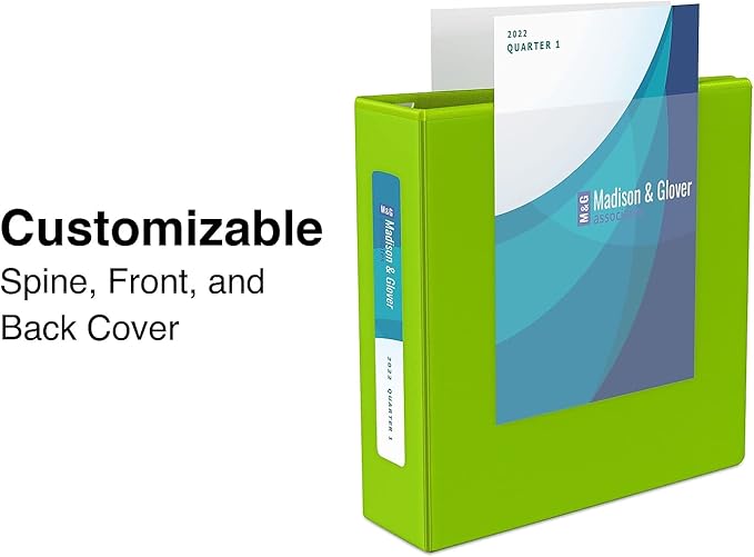 Staples Heavy-Duty 2-Inch D-Ring View Binder, Reinforced Spine, Holds Up to 450 Sheets, Chartreuse, for Office & School