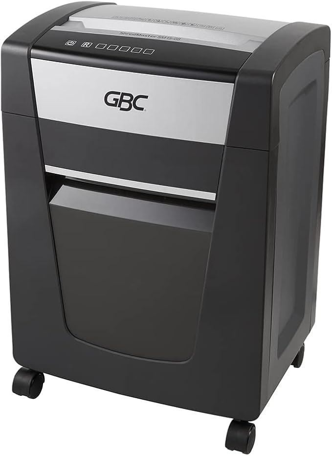 GBC Paper Shredder, ShredMaster, 15 Sheet Capcity, Micro-Cut, SM15-08 (1758501)