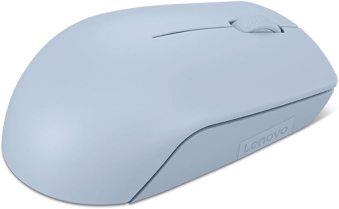 Lenovo 300 Wireless Compact Mouse – 2.4 GHz Cordless Computer Mouse for PC & Laptop with Windows – Ambidextrous Design – Optical Sensor 1000 DPI – 12-Month Battery Life – USB Nano Receiver, Black