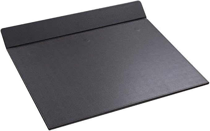18''x14'' Large Rectangle A3 Desk Writing & Drawing Desk Pad &Board Table Protector Mat with Paper Clip on Top Brown