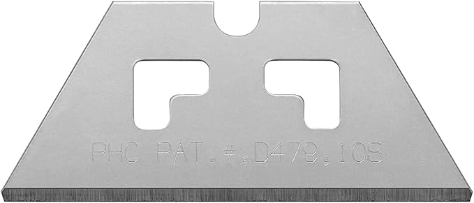 Pacific Handy Cutter SP017 Safety Point Blade for phc Safety Cutters, Pack of 100, Sharp Edge, Point Razor Blades for Injury Reduction, Cuts Boxes, Cardboard, Tape, Plastic Straps, and More