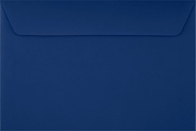 LUXPaper 6 x 9 Booklet Envelopes | Navy Blue | 80lb. Text | 250 Qty
