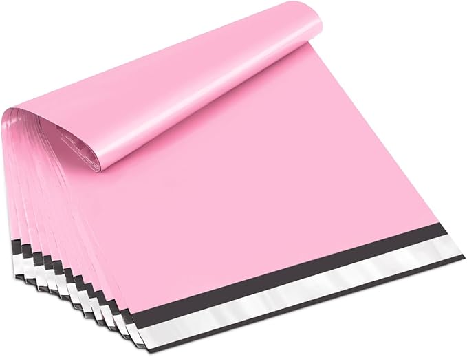 UCGOU 24x36 Light Pink Large Poly Mailers Shipping Bags 50 Pcs Waterproof Tearproof Bulk Poly Bags for Shipping Poly Mailers for Clothes Mailing Bags for Small Business