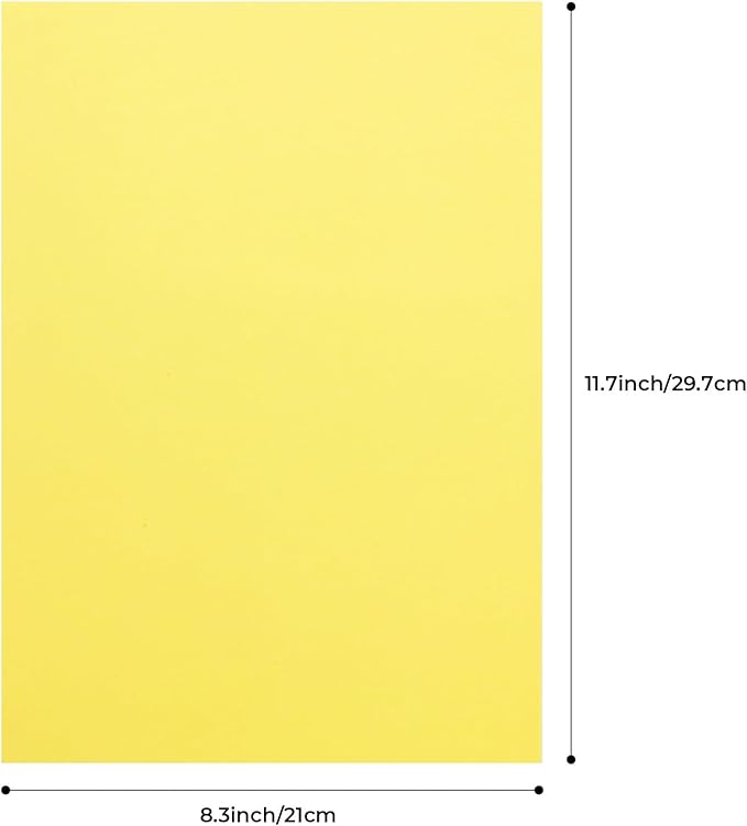 M&G 100 Sheets Colored Copy Printing Paper 5 Assorted Colors, 8.3 X 11.7 in Construction Paper for Card Making Scrapbooking School Office DIY Craft