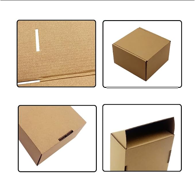 12x10x3 inch Shipping Boxes Pack of 20, Brown Corrugated Cardboard Mailers | Mailer Boxes for Small Business Shipping and Gift Giving, Bulk Pack for Moving, Storage, and Mailing Books, Literature, Craft