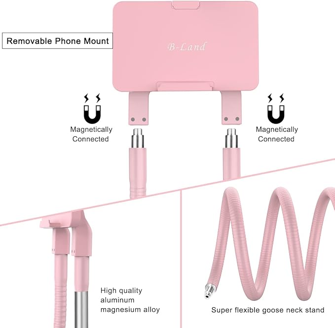 Cell Phone Holder, Universal Lazy Bracket DIY Mobile Phone Stand | Flexible Mount Stand with Multiple Function