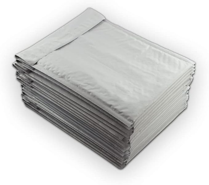 25 EcoSwift Size #DVD 7.5 x 10 Poly Bubble Mailers Self Sealing Bulk Padded Shipping Supplies Packaging Envelopes Bags DVD 7.5 by 10 inches