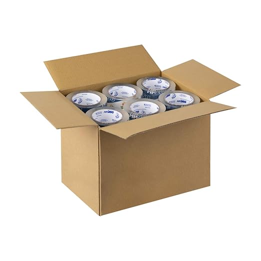 Duck High Performance Clear Packing Tape Refills - 36 Rolls of HP260 Strong Packaging Tape for Shipping, Moving, Mailing & Storage Boxes - 3" Core - 1.88 Inch x 60 Yards - Clear (1144714)