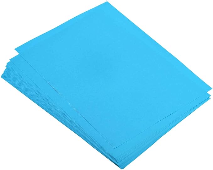 MECCANIXITY 50 Sheets Colored Copy Paper 16.5 x 11.7 Inch Printer Paper 80gsm Pale Blue for Office Printing, Document Copying, Invitations, Forms, Art Projects