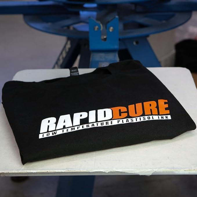 Rapid Cure® Screen Printing Ink Bright Orange - Plastisol Ink for Screen Printing, Fast Curing Fabric Paint - Screen Print Direct®, USA Made (Gallon - 128 oz., Bright Orange)