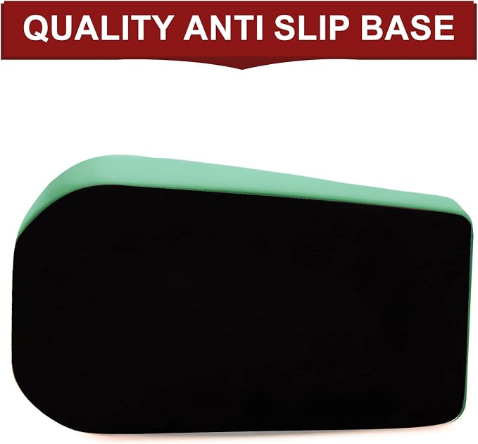 2Pcs Desktop Tape Dispenser with Weighted Nonskid Base, Green | [Tape not Included] [Adhesive Roll Holder]