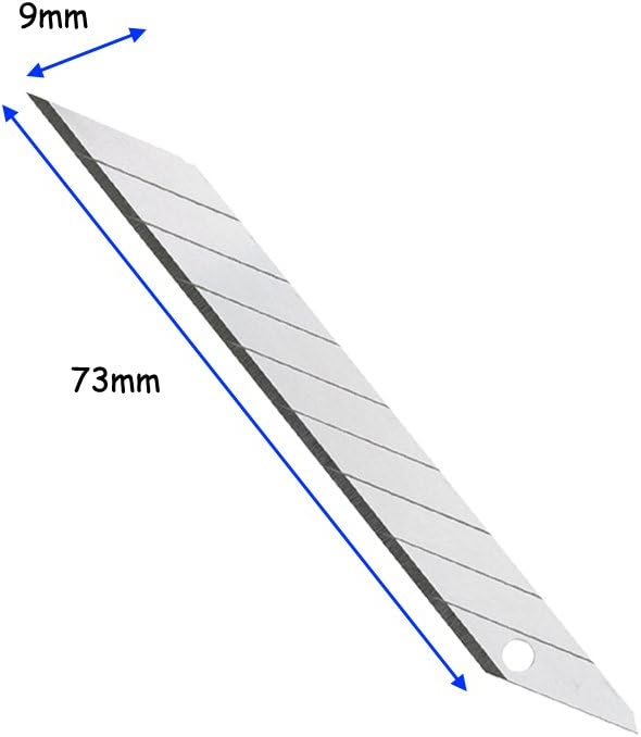 30 Degree Carbon Steel Snap-Off Spare Blades Auto Vinyl Cutting Knife Tint Film Hand Tools 30pcs of Pack