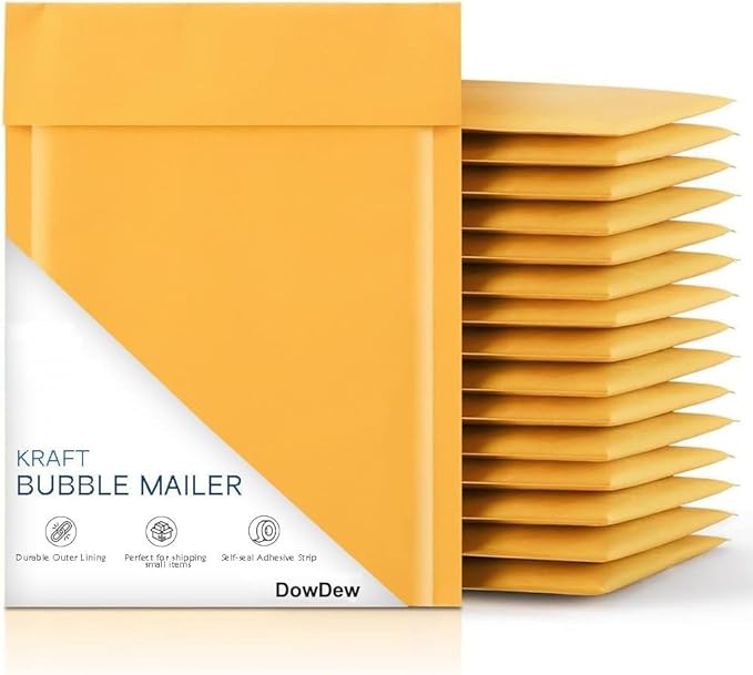 Kraft Bubble Mailers [400 Pack] Mailing Packing Envelopes #3 (8.5" x 13.5")