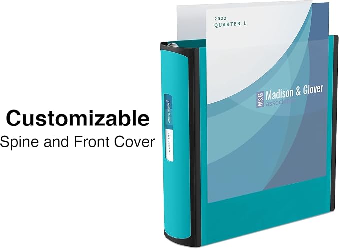 Staples 3-Inch 3-Ring Better Binder, Durable View Binder for Office & School Organization, Light Blue, 2-Pack