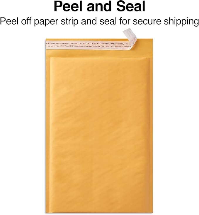 Staples Bubble Mailers, #4 Size, 9.5x13.5 Inch, Cushioned, 25-Pack | Durable mailers for shipping fragile items and everyday packages.
