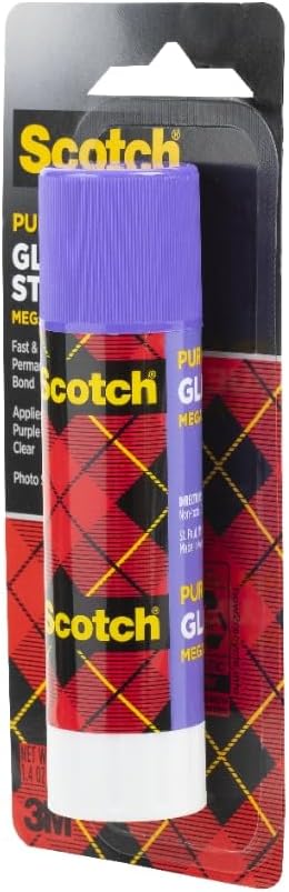 Scotch Mega Purple Glue Stick, 1.4 oz, Acid Free and Non-Toxic (6108-MEGA)