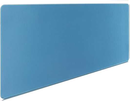 Gaming Mouse Pad,Large Mouse Pad Size 31.5x11.8 Thickness 0.12 inches,Premium-Textured Non-Slip & Waterproof Computer Mousepad with Stitched Edges for Gaming,Office & Home-80x30 Iceblue010