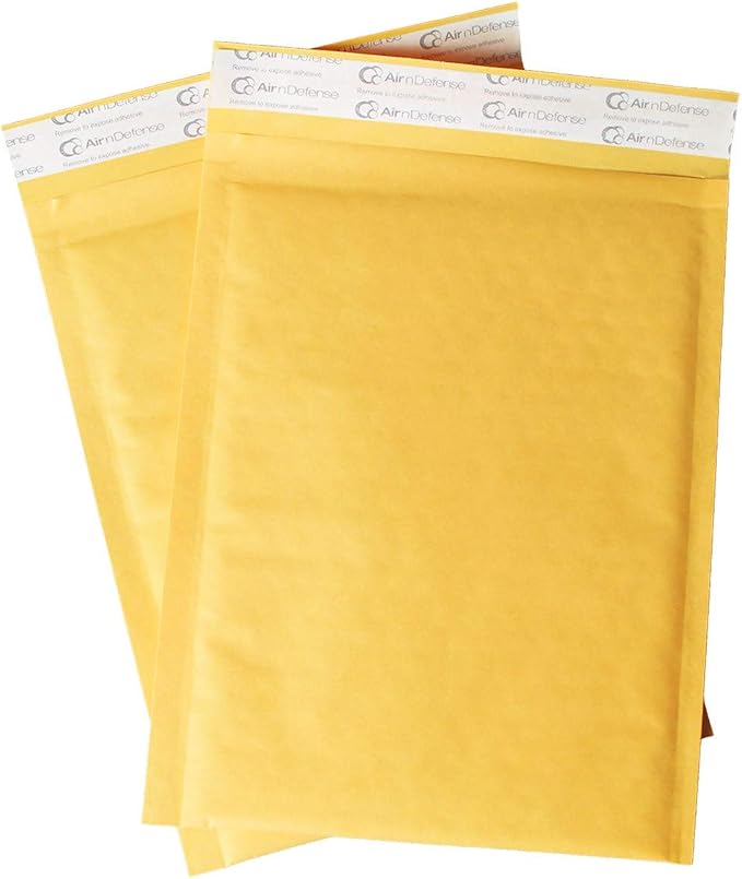 50/100/200/300/400/500 pcs #7 14.25x20 Kraft Bubble Padded Envelopes Mailers Shipping Bags AirnDefense (400)