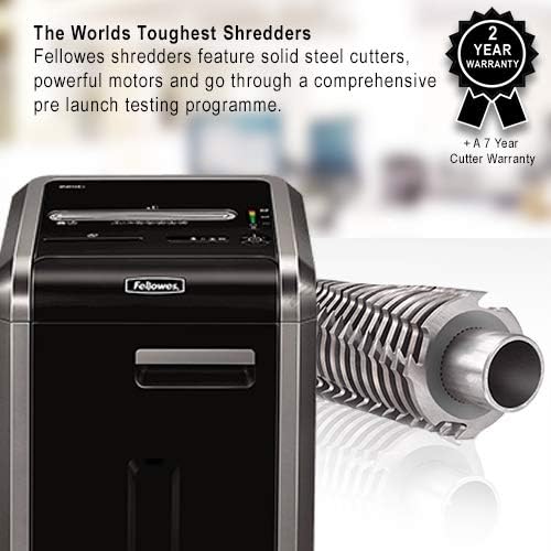 Fellowes Powershred 225Mi 100% Jam Proof 14-Sheet Micro-Cut Commercial Grade Paper Shredder (4620001)
