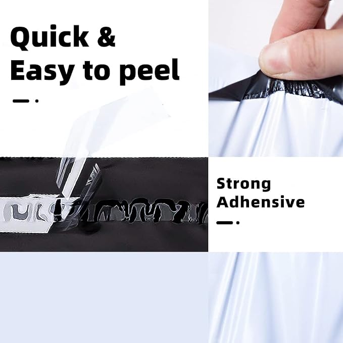 POLYSELLS 100 Pack 19x24 Inch White Poly Mailers Shipping Envelopes, Strong Adhesive Sealing, Waterproof, and Tear-resistant Postal Mailing Bags for Clothing, Books, and Accessories