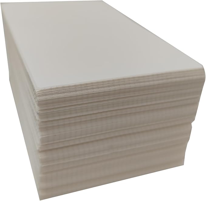 4x6 (100x150mm) Fanfold Direct Thermal Shipping Labels, 8 Stacks / 4000 Labels – Perforated, Compatible with Zebra, Rollo, UPS, FedEx