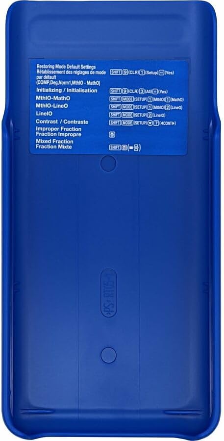 Casio fx-300ES Plus 2nd Edition – Standard Scientific Calculator | 262 Functions,Natural Textbook Display℠ | Ideal for Middle School,High School Math,Statistics & Algebra-| Blue,(Pack of 2)