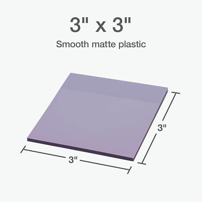 Redi-Tag Translucent Sticky Notes, Transparent Self-Stick Notes, 3" x 3", Pastel Colors, 4 Pads, 50 Notes Per Pad, 200 Sheets (1006593)