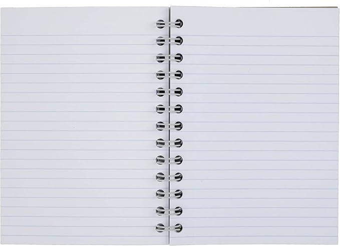 Mead Spiral Notebook, College Ruled Paper, 80 Sheets, 7" x 5", Recycled, Assorted Colors, Color Selected For You, 1 Count (45186)