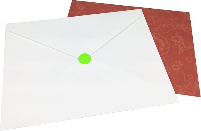 Fluorescent Green Color Coding Labels for Organizing Inventory 0.50 Inch Round Circle Dots 1,000 Total Adhesive Stickers On A Roll