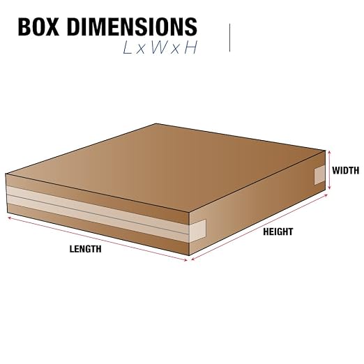 Tape Logic TLHD18752FOL Side Loading Boxes, 18" x 7" x 52", Kraft (Pack of 5)