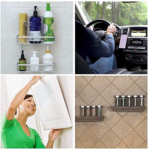 Heavy Duty Double Sided Tape, Nano Tape, Feet Clear Adhesive Tape for Poster Photo Wall Decor As Seen on TV, (2 Rolls - 14 Feet)