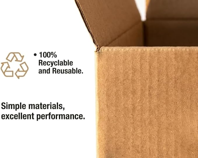 Large Moving Boxes 10 Pack, 27x15x17 In Corrugated Cardboard | Corrugated cardboard boxes, 32 ECT, heavy duty, for packing clothes, decorations, books during moving or storage.