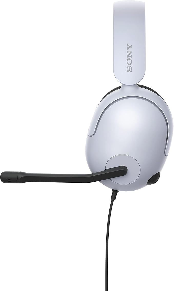 Sony INZONE H3 Wired Gaming Headphones With Mic, PS5 Headphones, Over-Ear, Personalized 360 Spatial Sound, Discord Certified MDR-G300 (White)