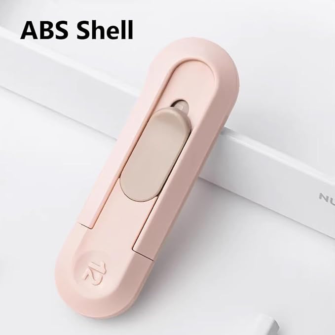 2 Pack Safety Box Cutter, Retractable Utility Knife for Opening Boxes, Letter Opener for Home, Office, and Craft Use (Mix-4pcs)