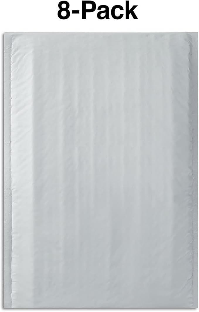 Staples Peel & Seal Bubble Mailers, #7 Size, 14.25” x 19”, Extra‑Large Cushioned Envelopes — 8/Pack
