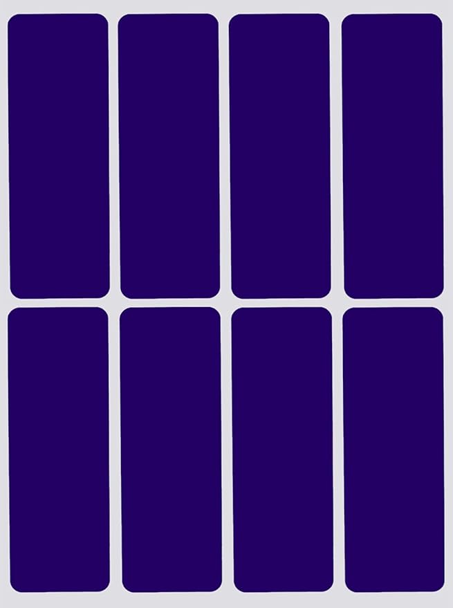 Royal Green Rectangular Stickers Color Coded Write on Labels for Organizing, Moving, & Mailing, 3x1 inch Stickers to Write On Labels & Tags for Home, Office, and School Projects, 40-Pack (Royal Blue)