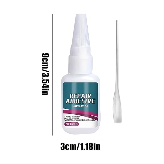 Glue for Glass 20g Clear All Purpose Heavy Duty Adhesive Gel | Glass Repair Glue Liquid for Home Indoor Bedroom Living Room Window Aquarium Fish Tank Office Craft