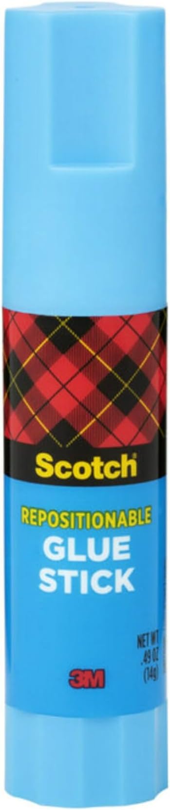 Removable Restickable Glue Stick, .49oz, Repositionable Stick, 2-PACK